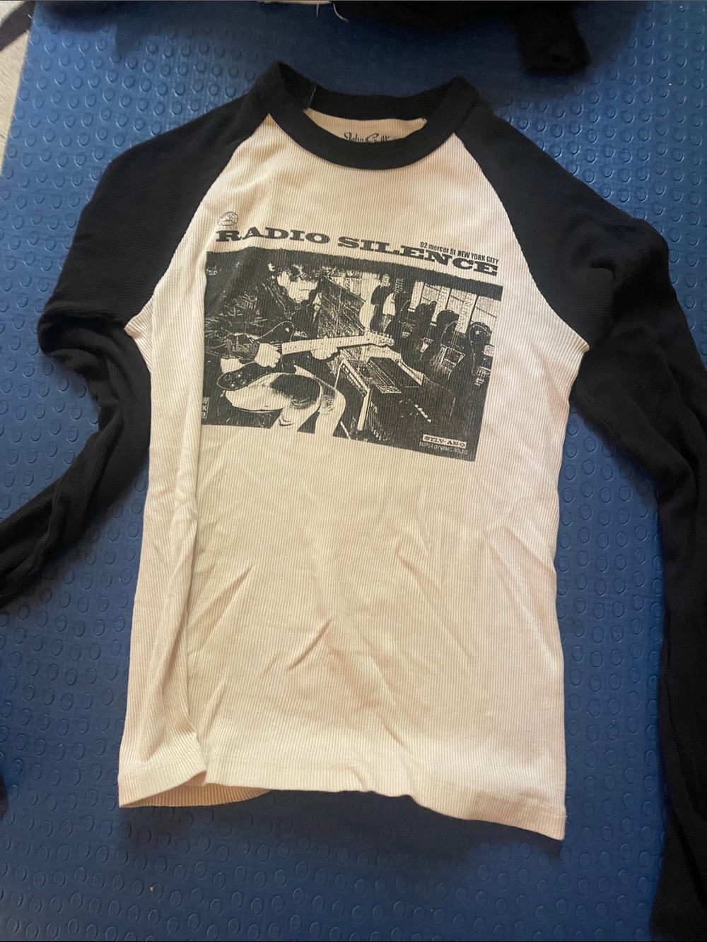John Galt radio silence two tone, long sleeve T-shirt
